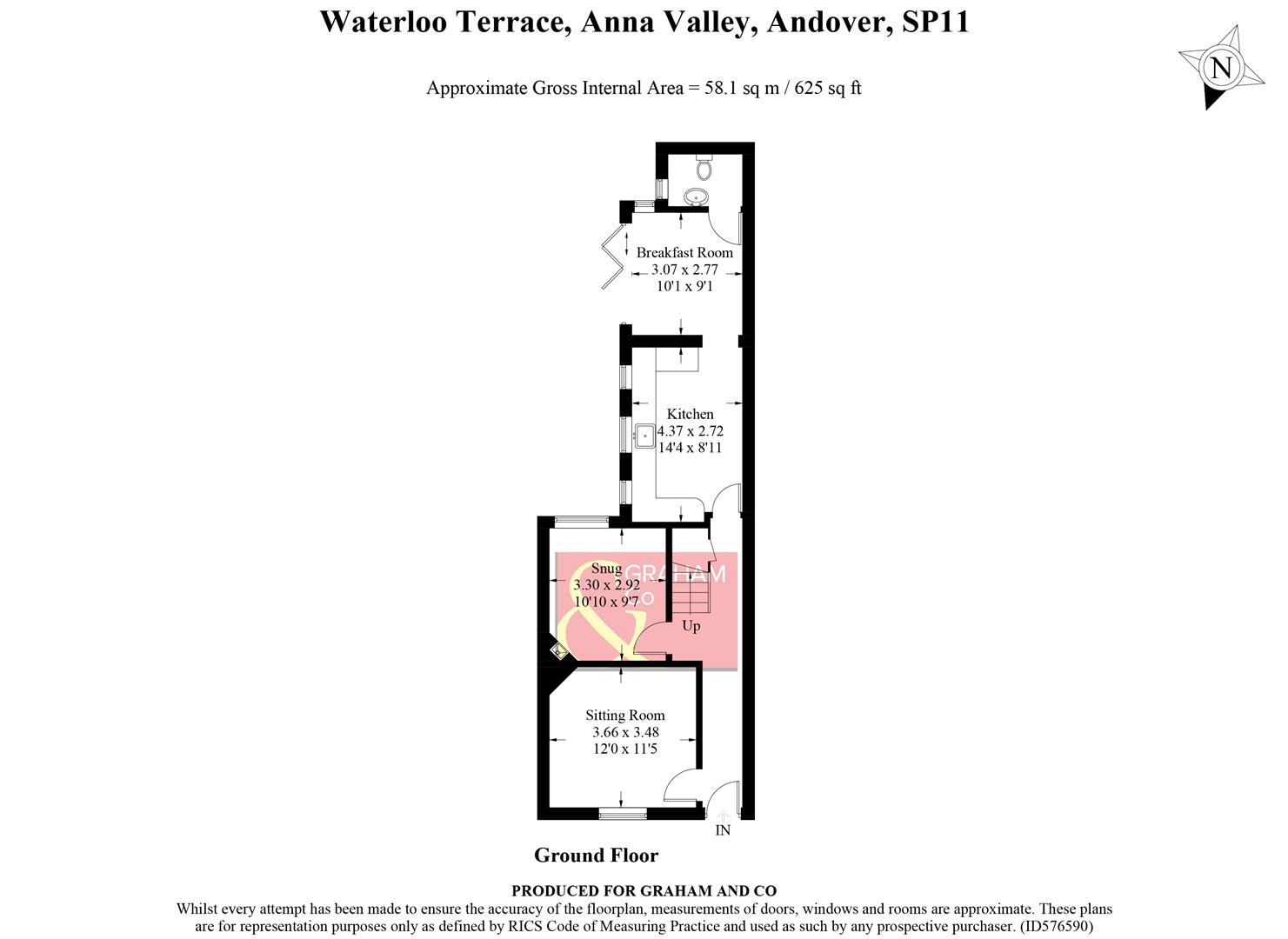 11, Waterloo Terrace, Andover floorplan