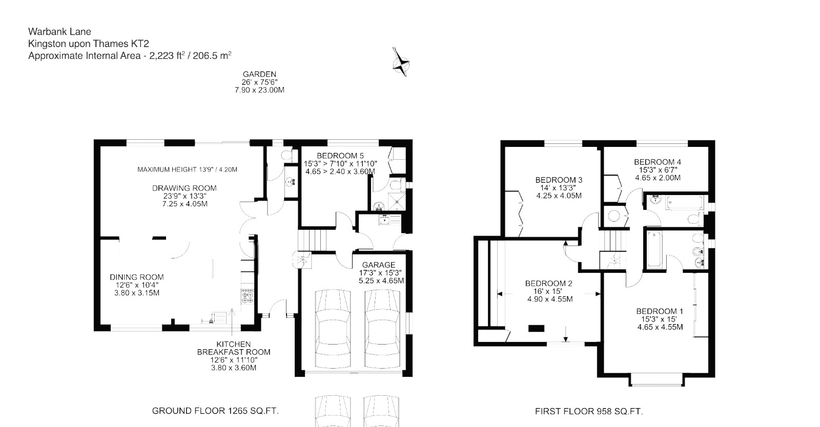 14, Warbank Lane, Kingston upon Thames floorplan
