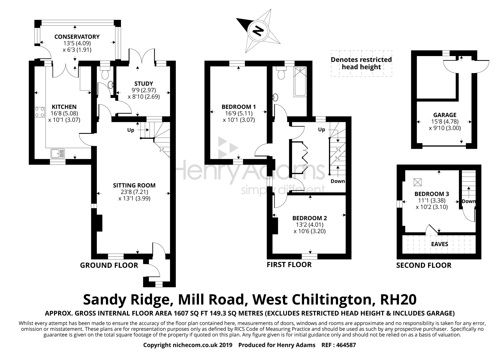 3 Bedrooms Semi-detached house for sale in Mill Road, West Chiltington RH20