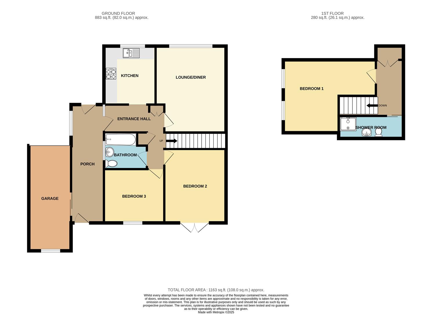 7, Steart Avenue, Burnham-On-Sea floorplan
