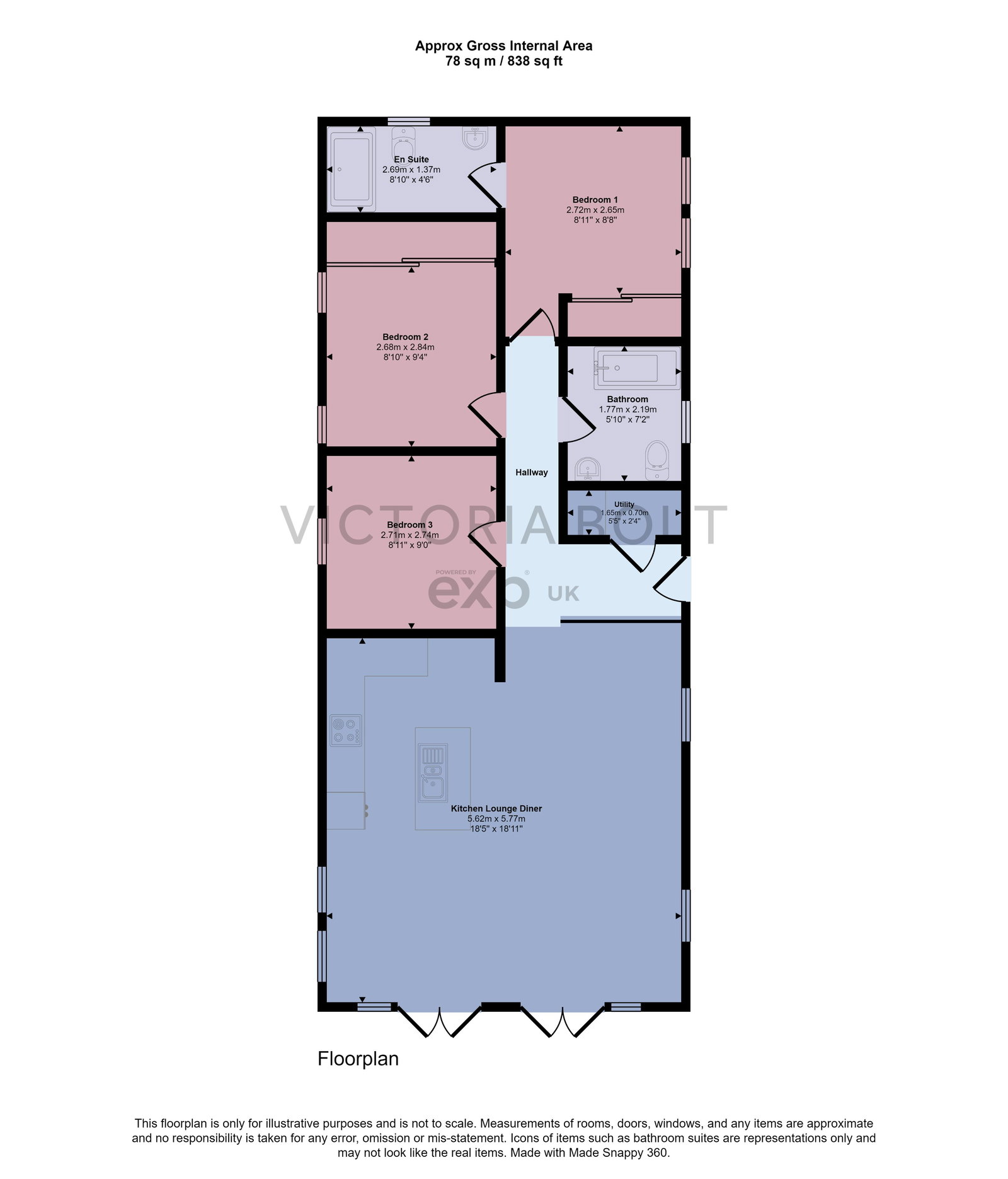 66 The Thatches, Ivybridge floorplan