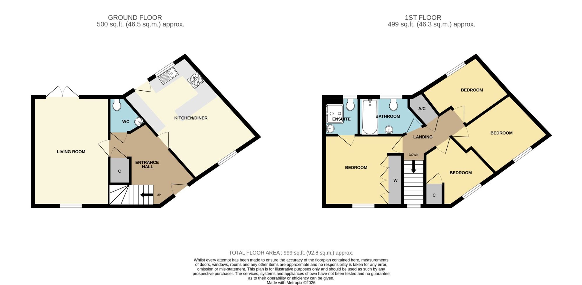 4 Cavendish Crescent, Newquay floorplan