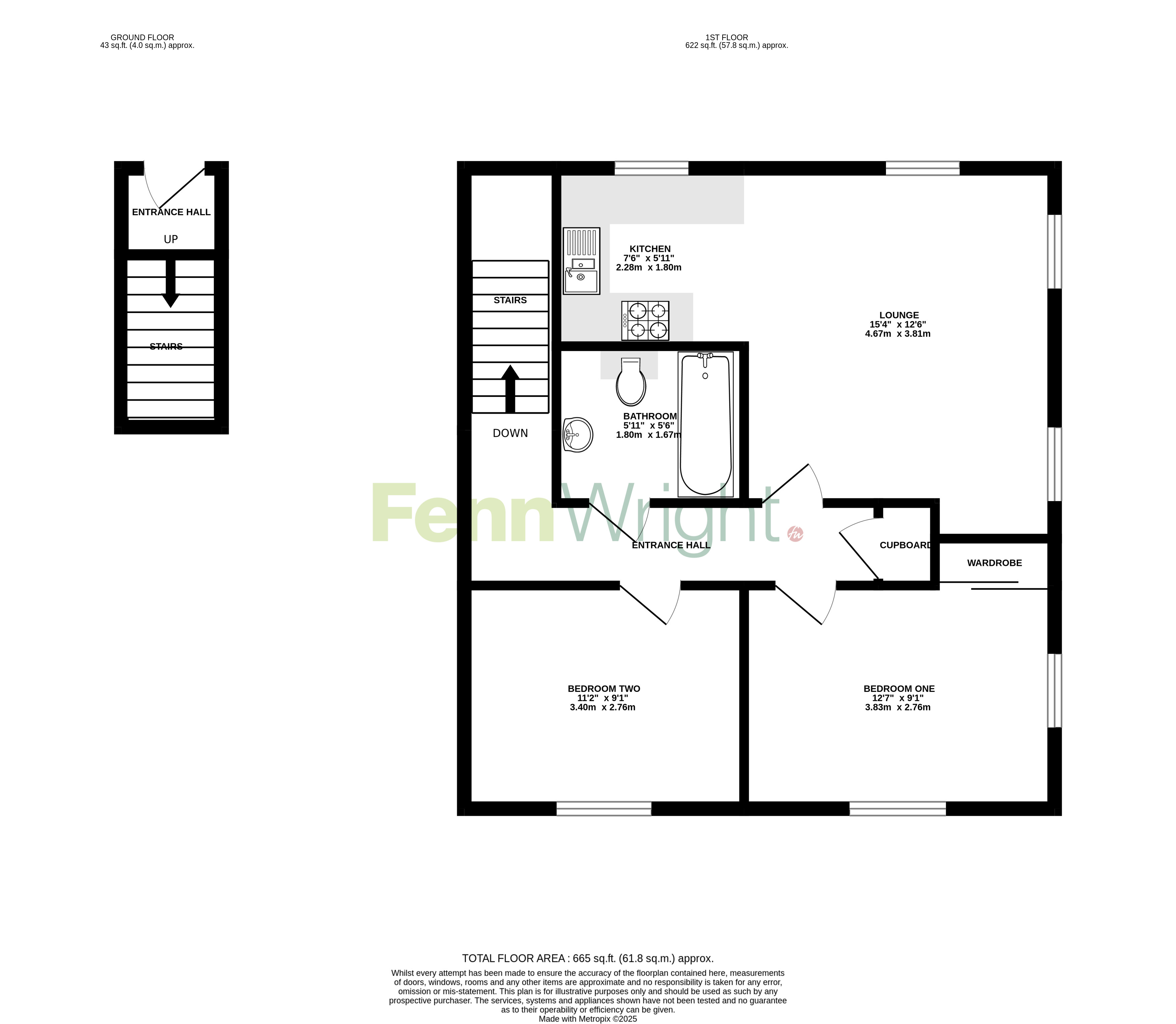 105, Bramble Road, Essex floorplan