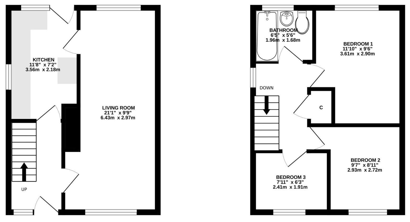 12, Melrose Grove, Horsforth floorplan