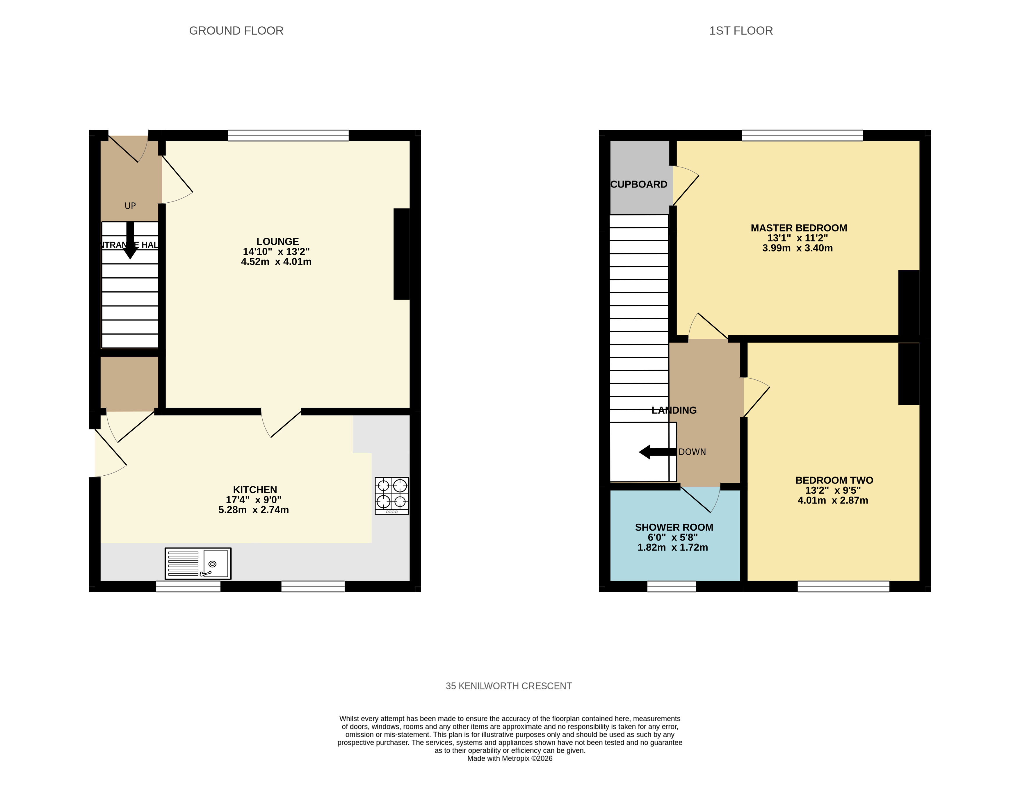 35, Kenilworth Crescent, Hamilton floorplan