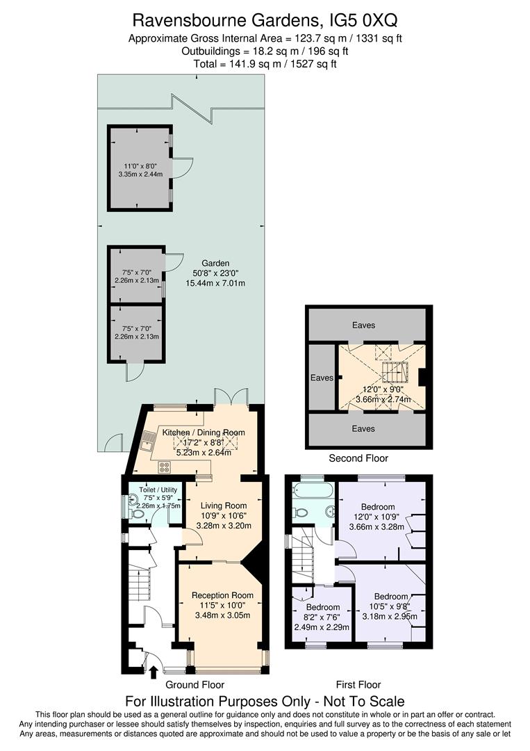 Ravensbourne Gardens, Ilford floorplan