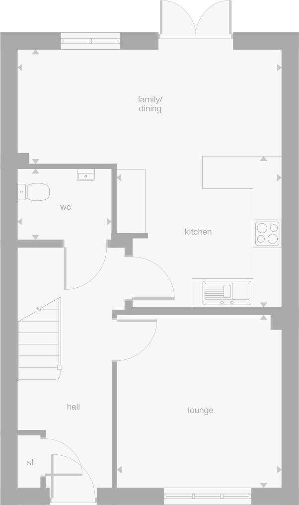130, Waverley Drive, Wellingborough floorplan