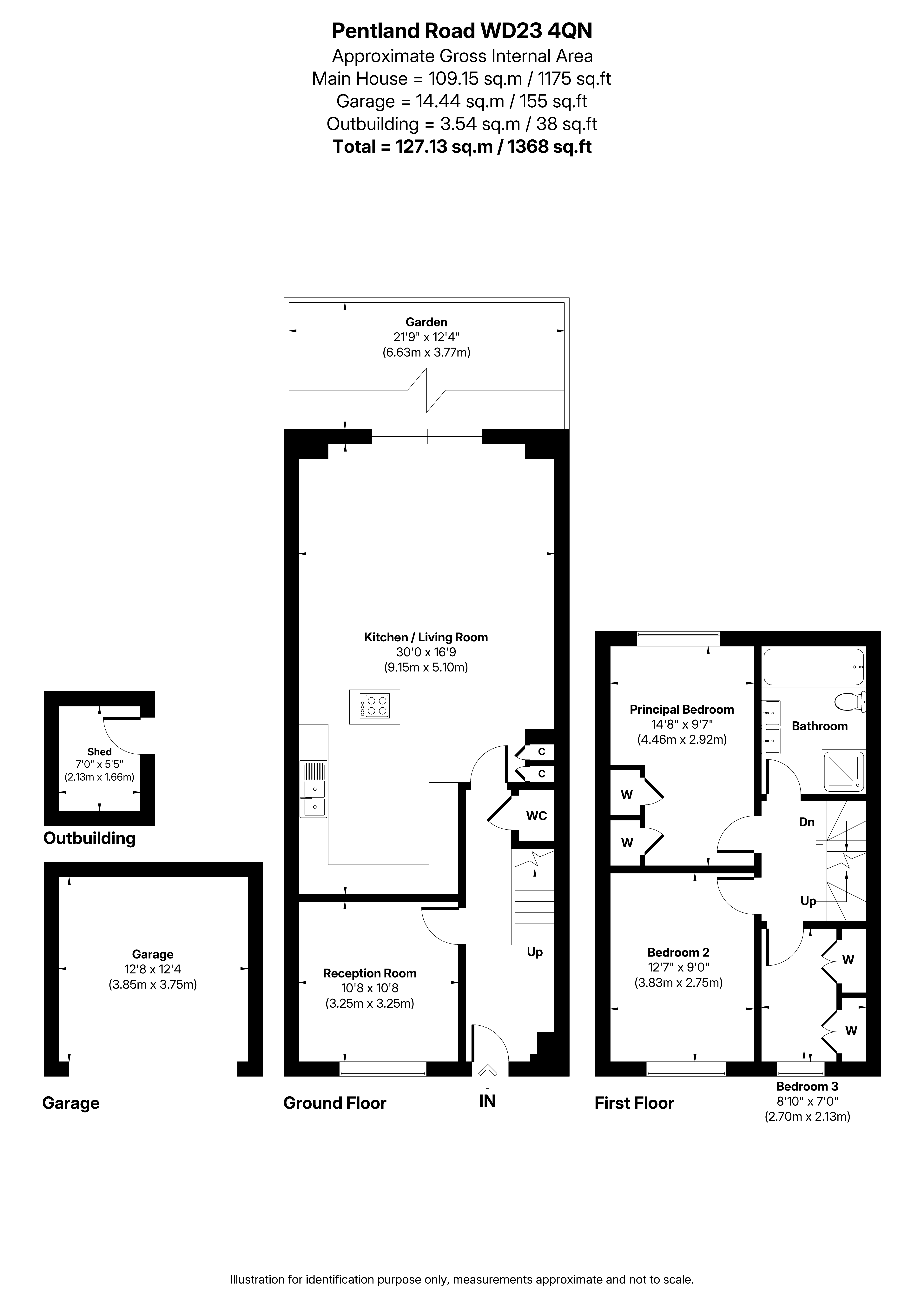 18, Pentland Road, Hertfordshire floorplan
