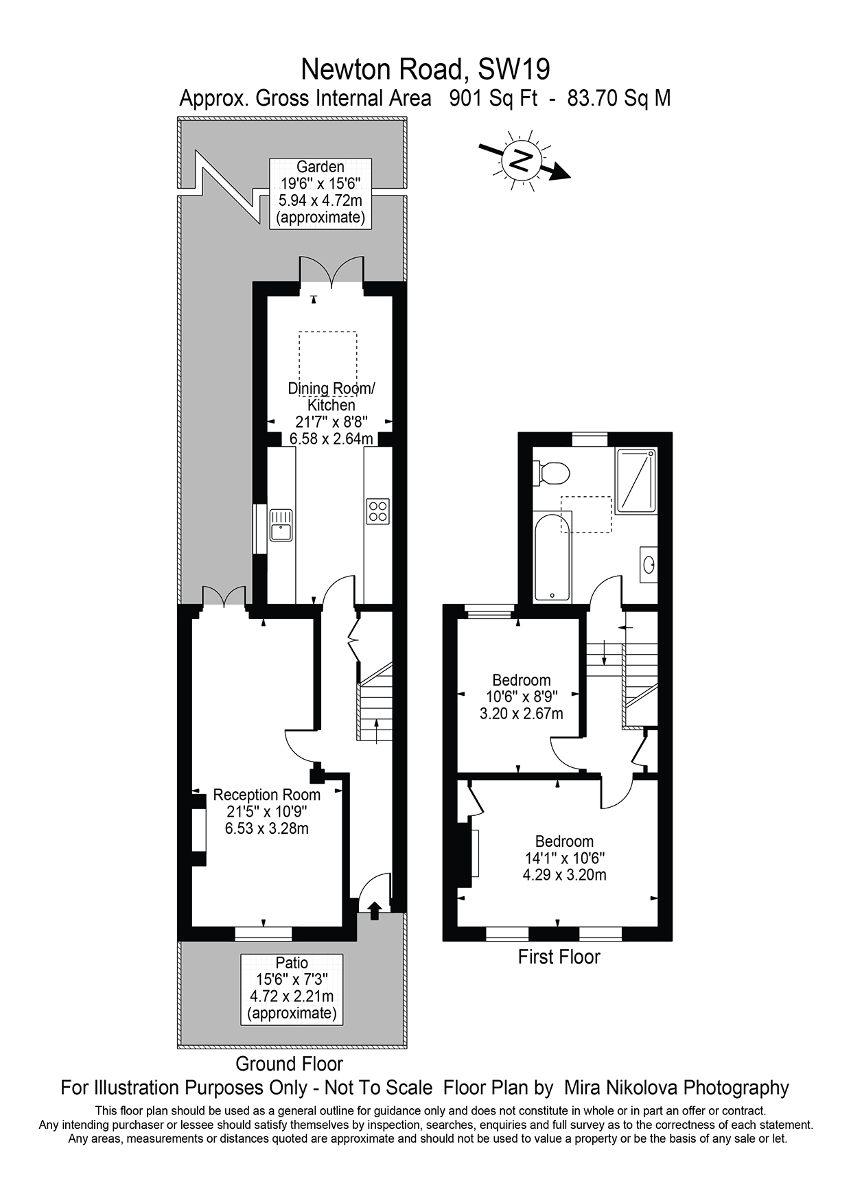13, Newton Road, Wimbledon floorplan
