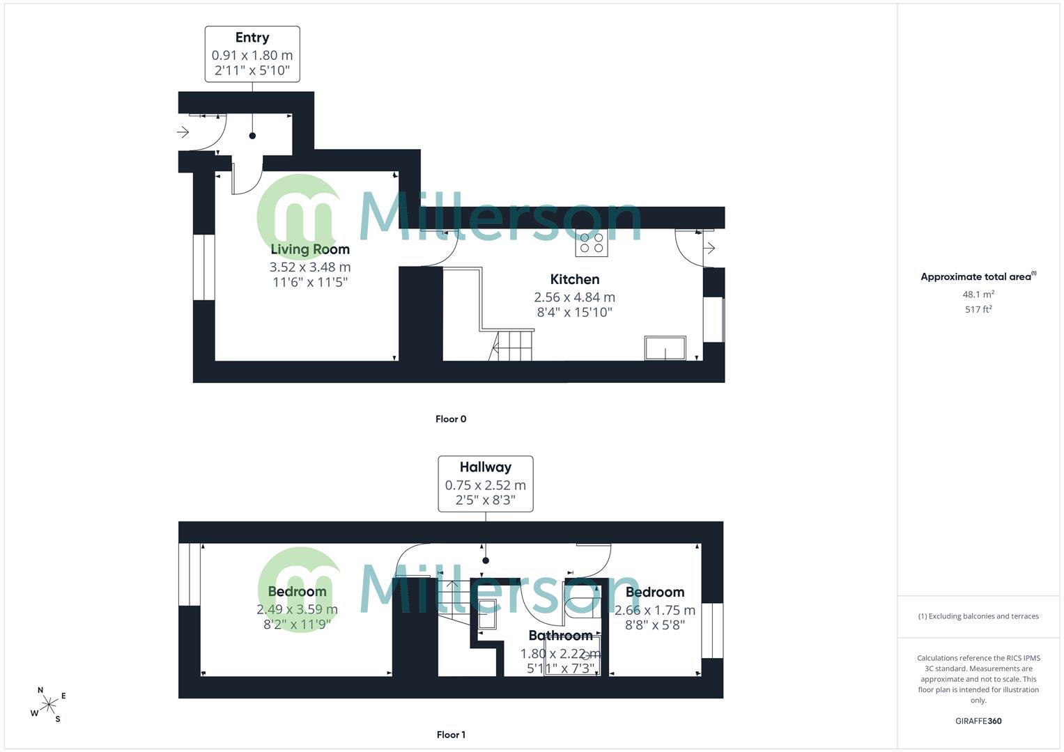 22, Centenary Street, Camborne floorplan