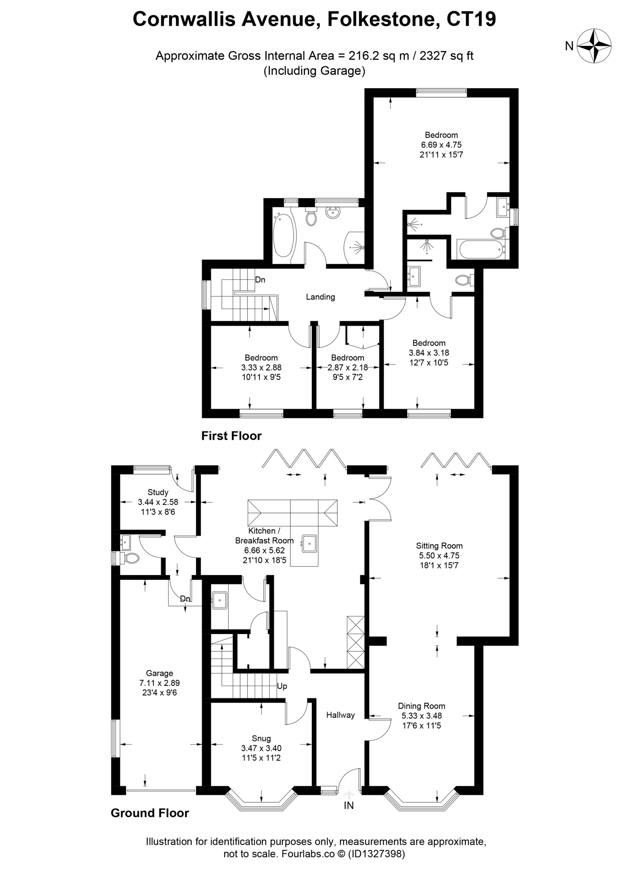 2, Cornwallis Avenue, Folkestone floorplan