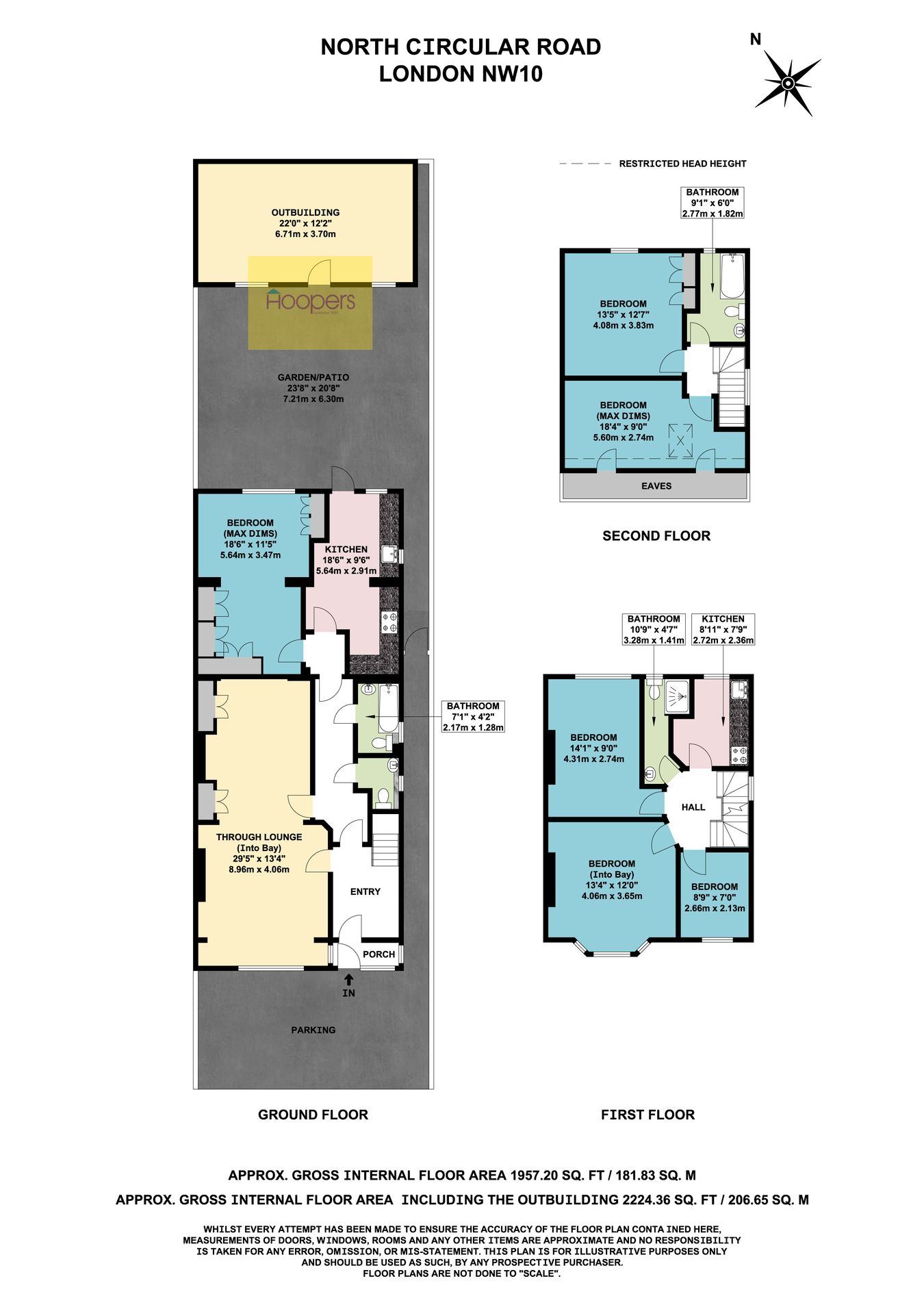468, North Circular Road, London floorplan
