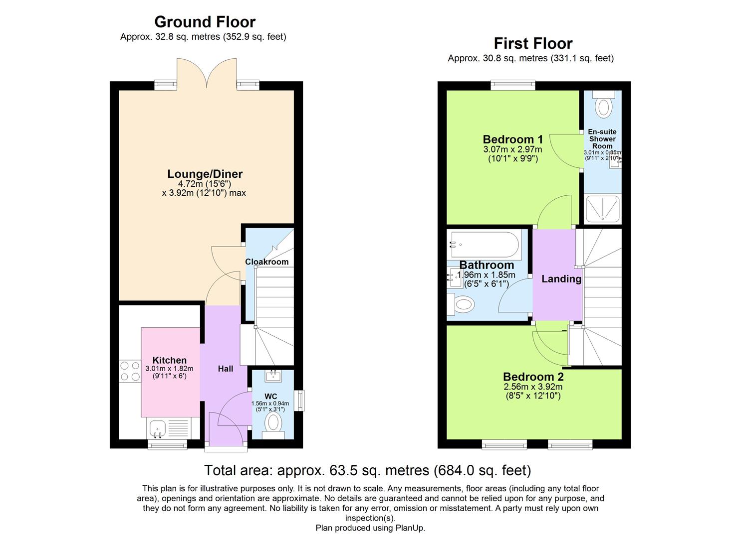 39, Barracuda Rise, Southam floorplan