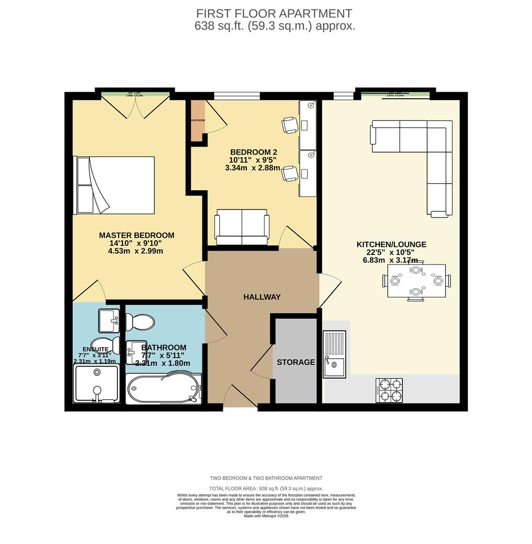 Apartment 29 Libertas House, 313, Talbot Road, Manchester floorplan