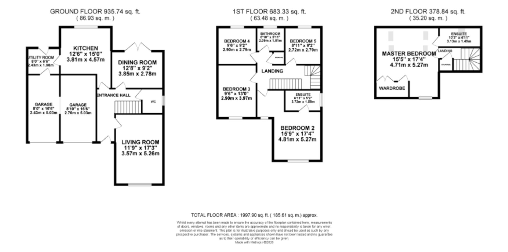 4 Westhorpe Lane, Stafford floorplan