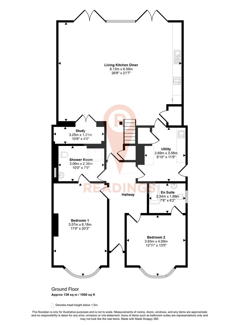 396, Hinckley Road, Leicester floorplan