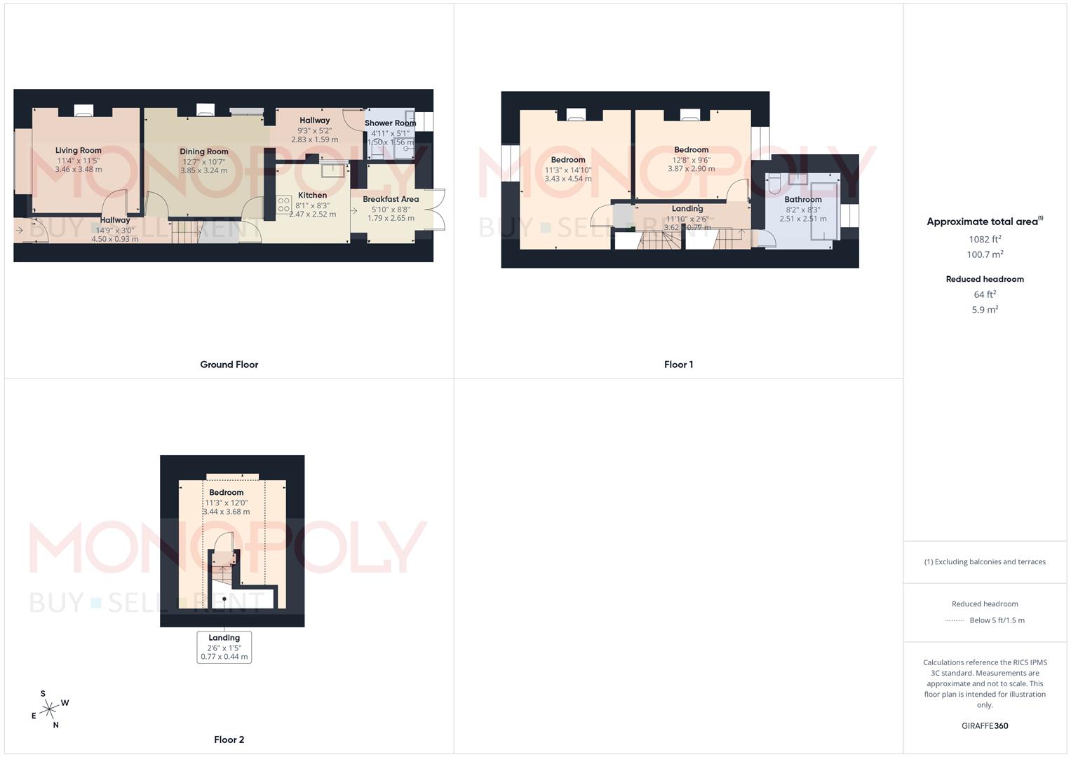 9 Lake View, High Street, Gresford floorplan