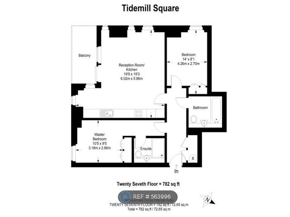 2 Bedrooms Flat to rent in Tidemill Square, London SE10