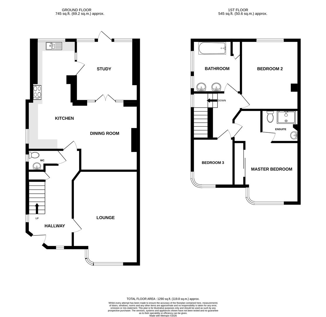 29, Victoria Road, Gorleston floorplan