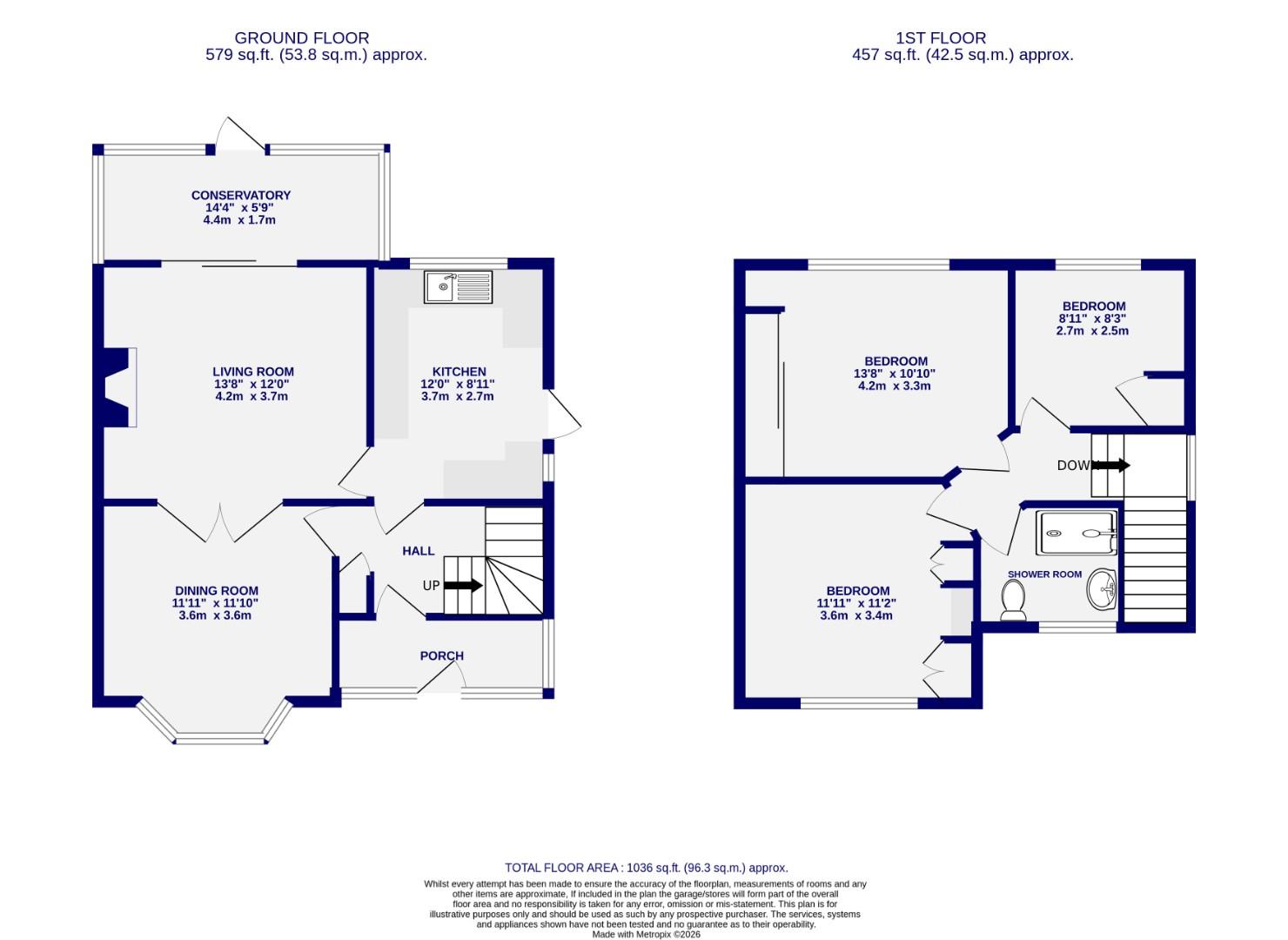 30, Grange Lane, York floorplan