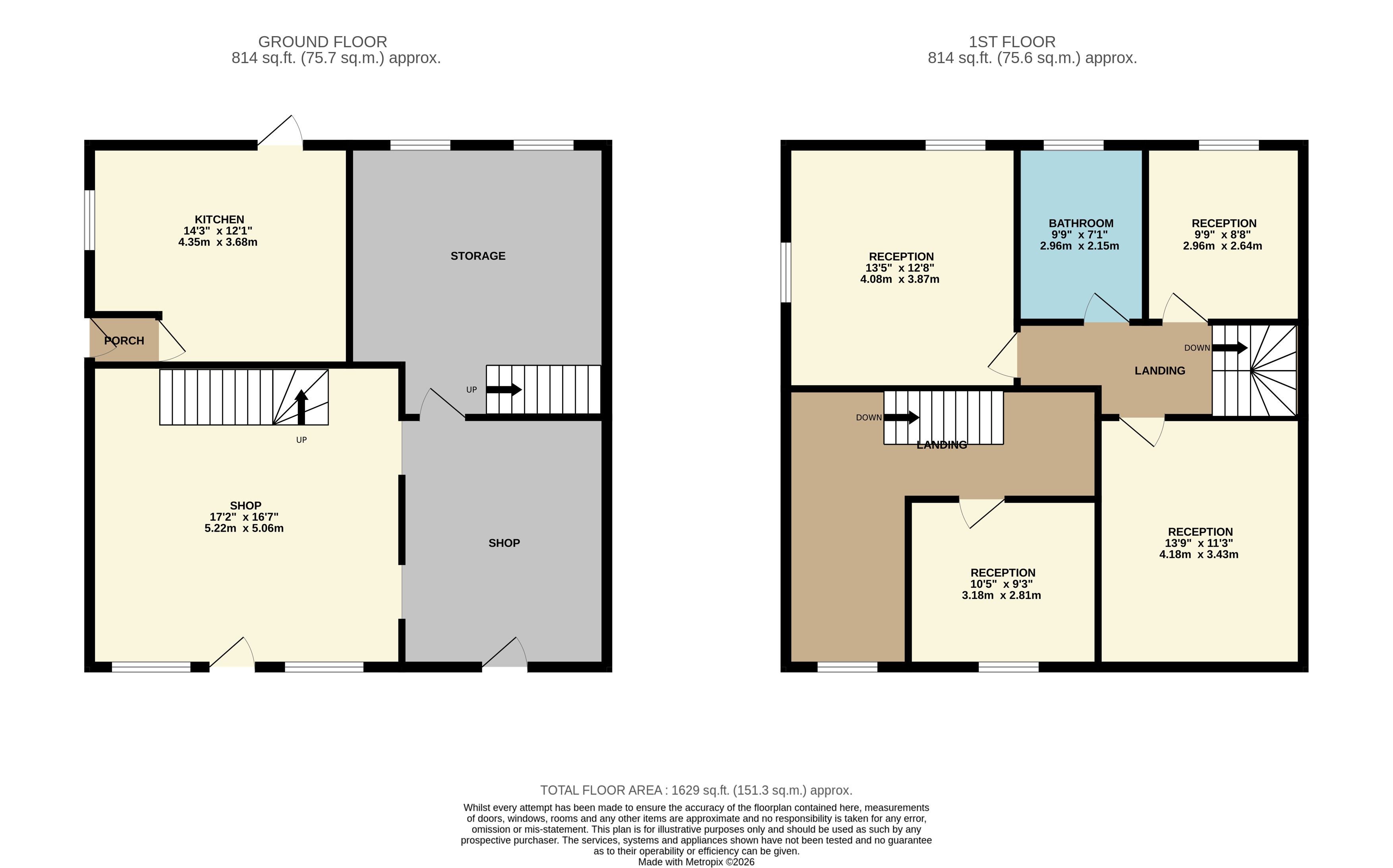 182, Lee Lane, Bolton floorplan