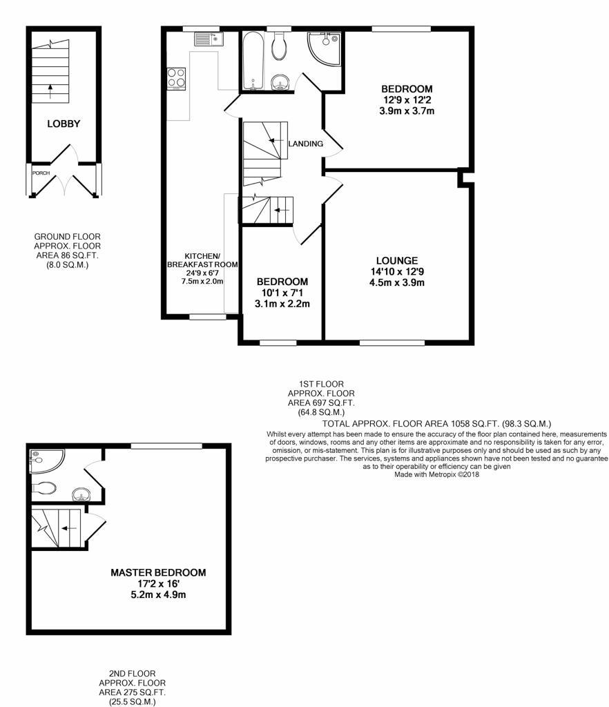 3 Bedrooms Flat for sale in Balfour Road, Harrow-On-The-Hill, Harrow HA1
