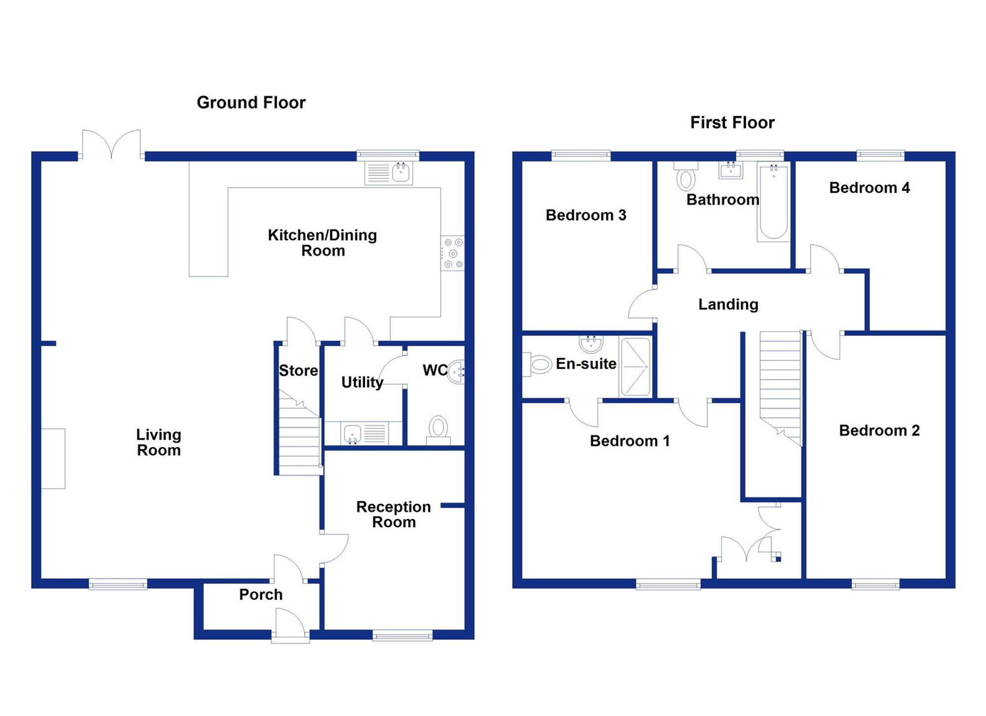 1 Moorland View, Rossendale floorplan