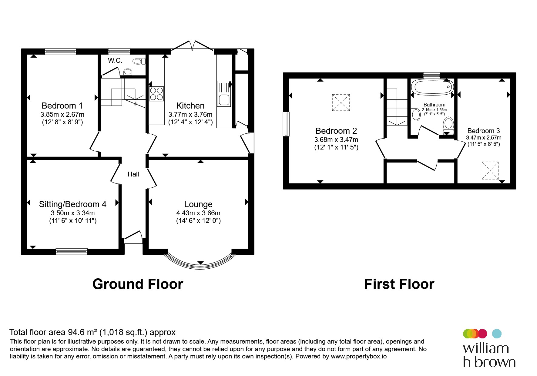 94, Penistone Road, Huddersfield floorplan