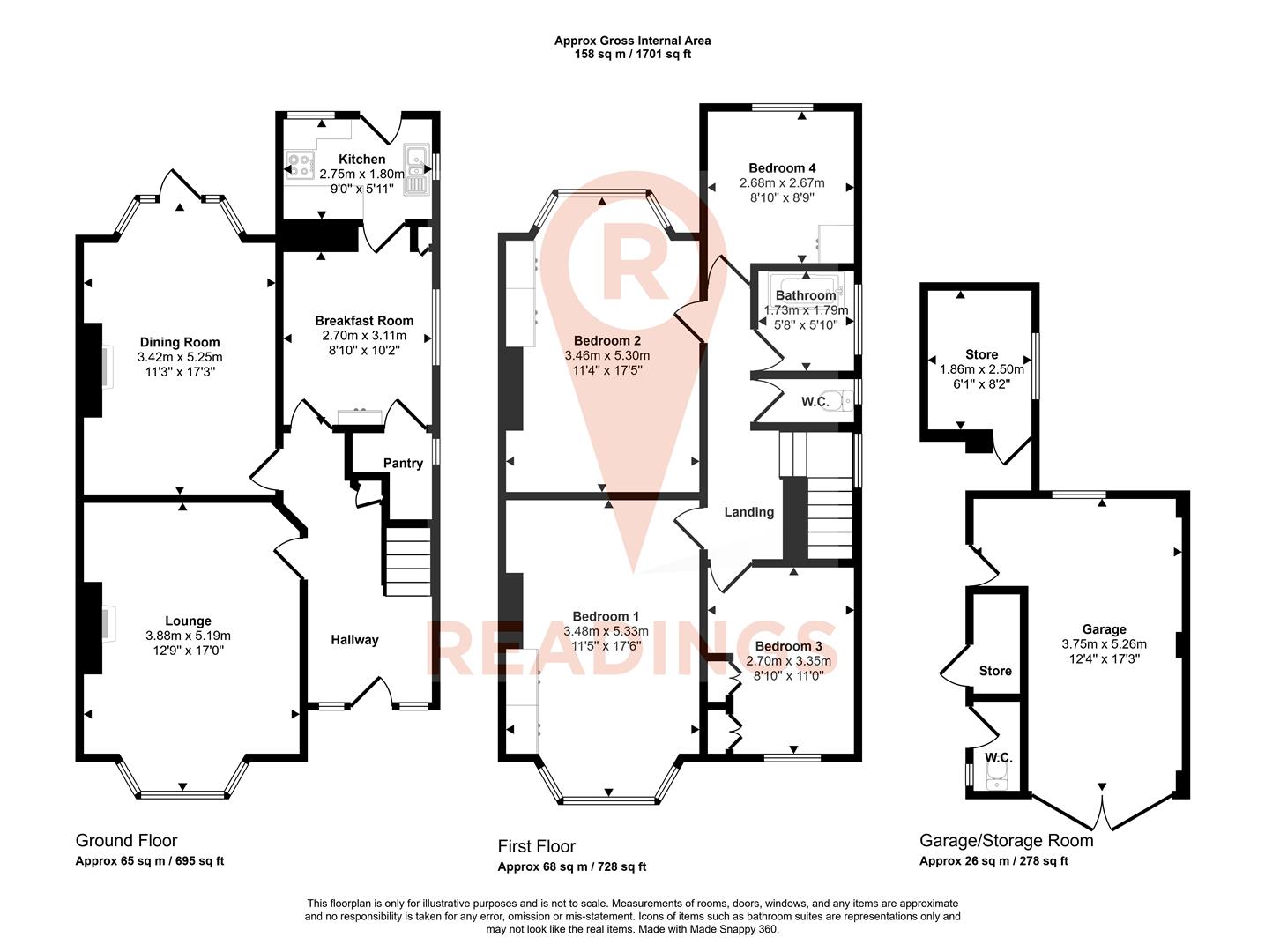 27, Bankart Avenue, Leicester floorplan