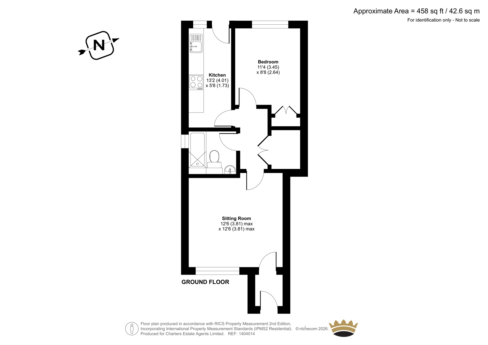 58, Nutfield Court, Southampton floorplan