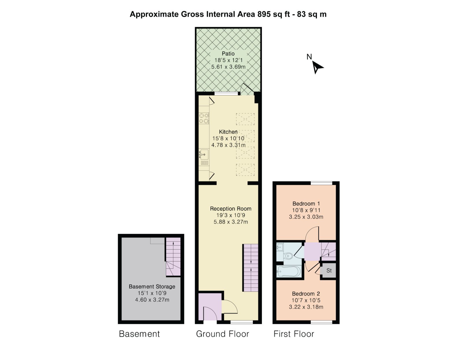 St. Marys Road, London floorplan