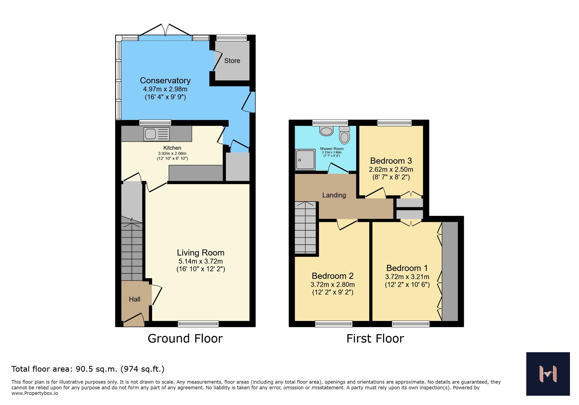56 St. Austell Road, Leicester floorplan