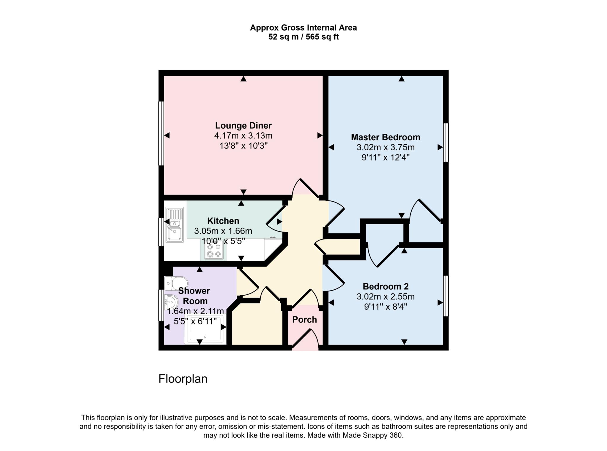 10, Colin Young Place, Nairn floorplan