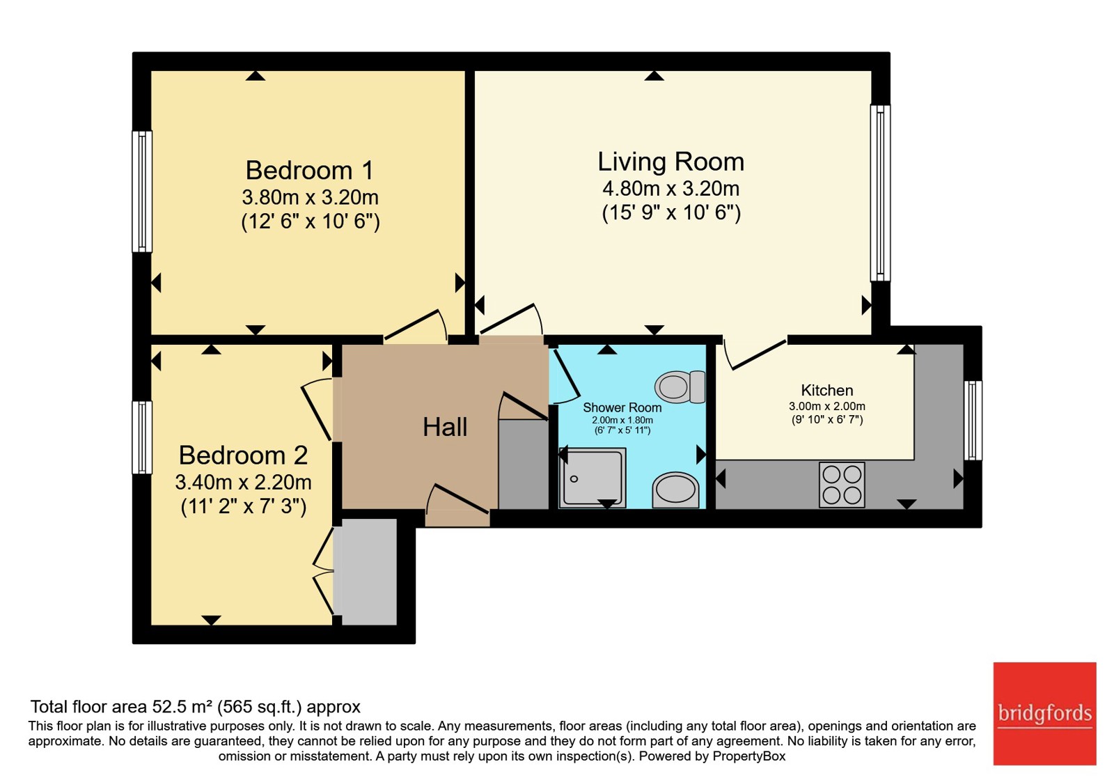Flat 12, Simmons Court 38-40,, Range Road, Greater Manchester floorplan