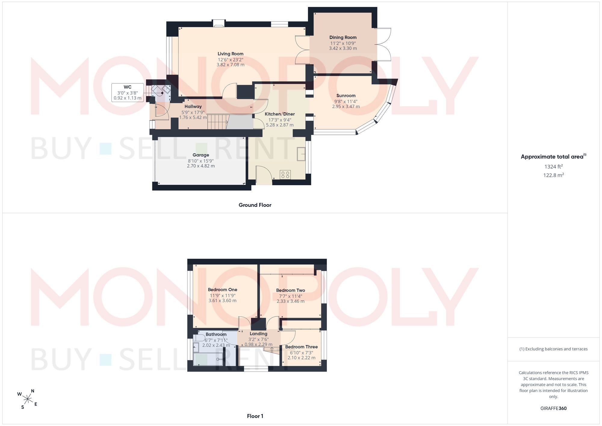 17 Turner Close, Wrexham floorplan