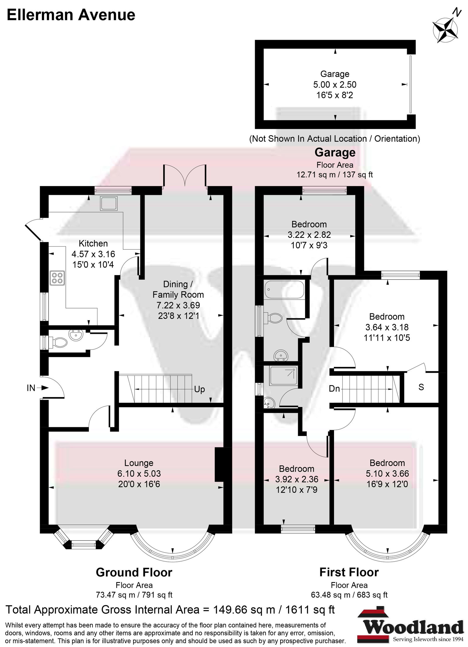 14, Ellerman Avenue, Twickenham floorplan