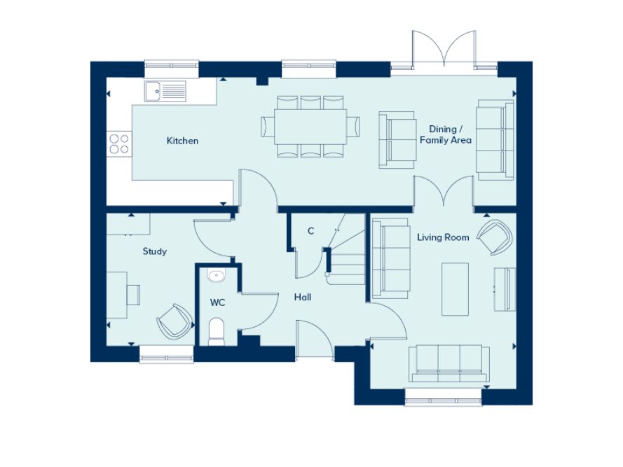 41, Thistle Way, Red Lodge floorplan