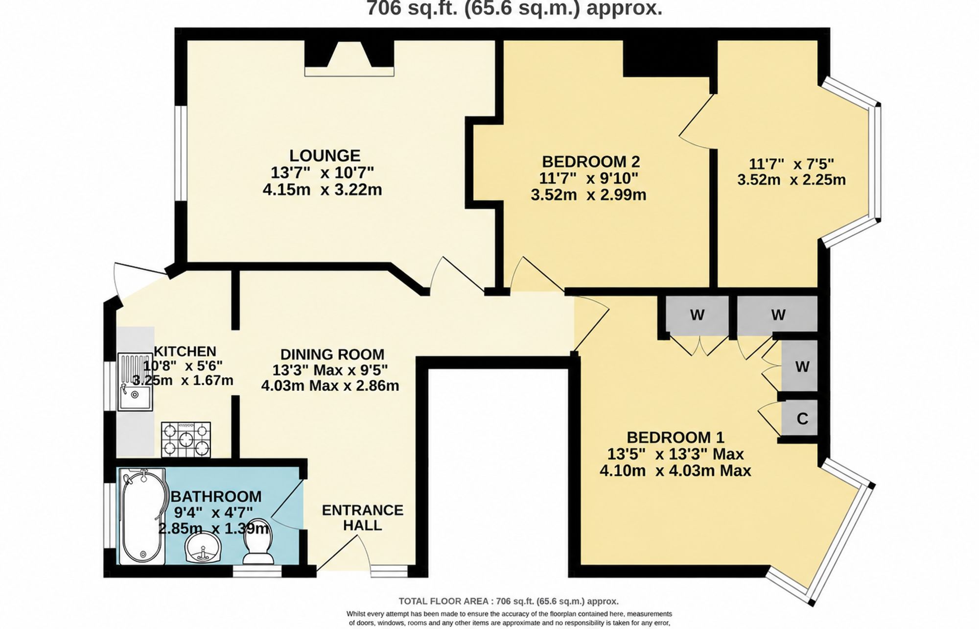 74 Capel Road, Barnet floorplan