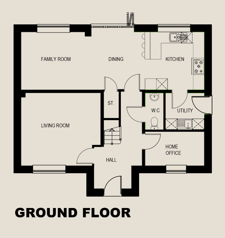 16, Station Road, Barrasford, Hexham floorplan