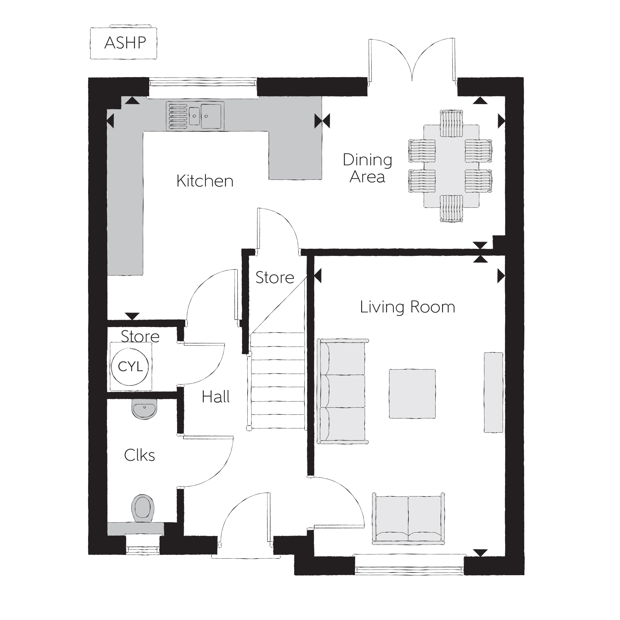 5, The Gatehouse, Whitecraig floorplan