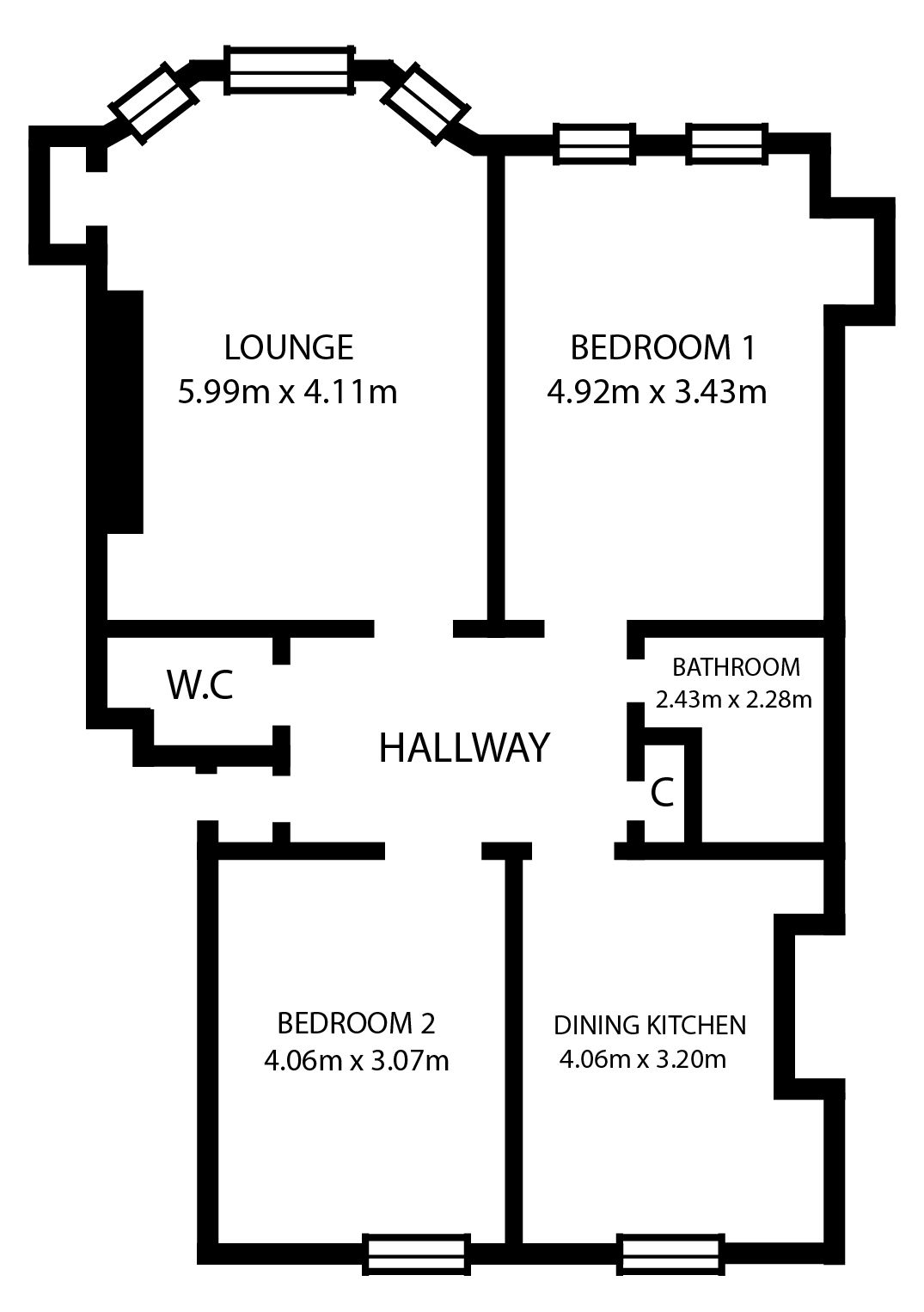 2 Bedrooms Flat for sale in 0/1, 53, Bentinck Street, Kelvingrove, Glasgow G3
