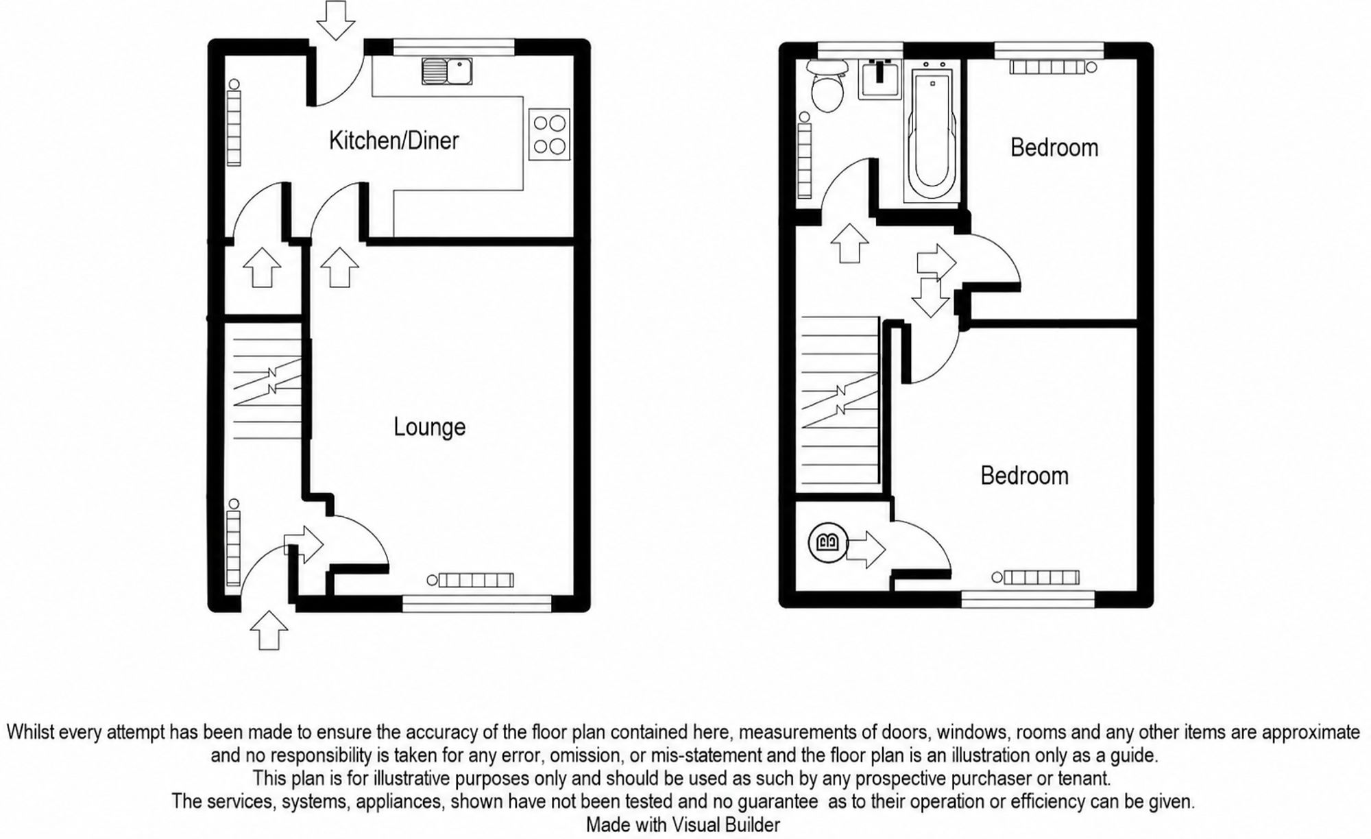 8 South View Cottages Liverpool Road West, Stoke-On-Trent floorplan