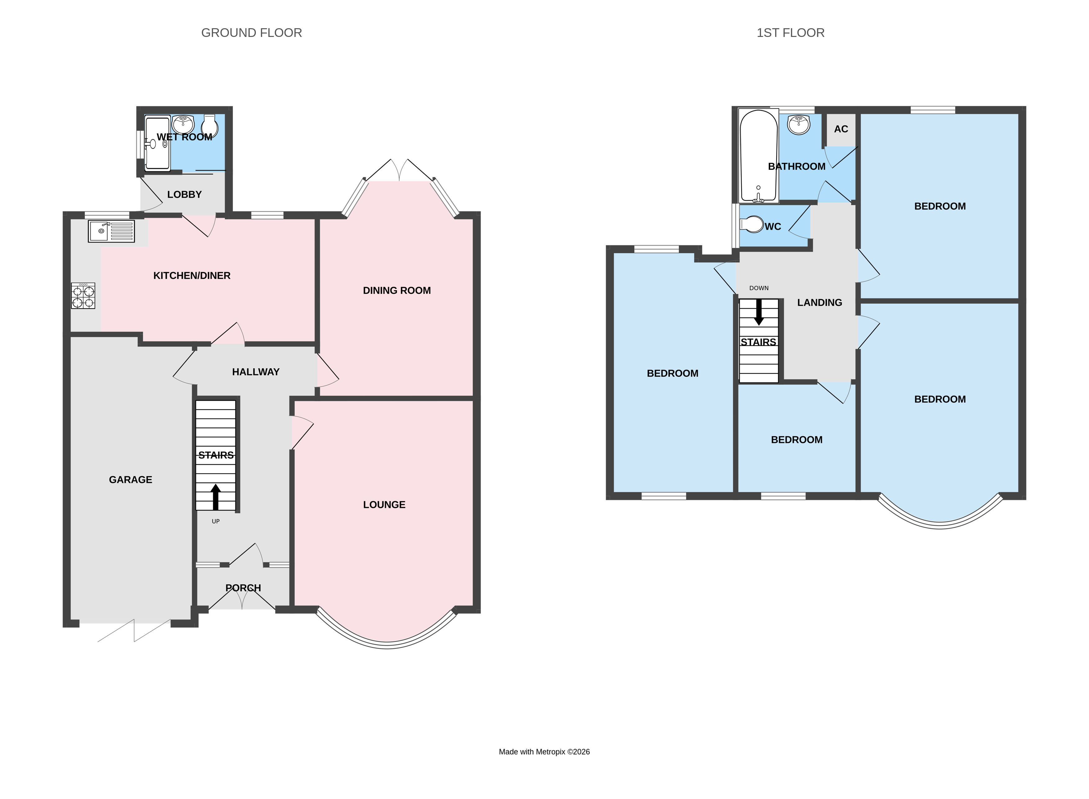 89, Baswich Lane, Staffordshire floorplan