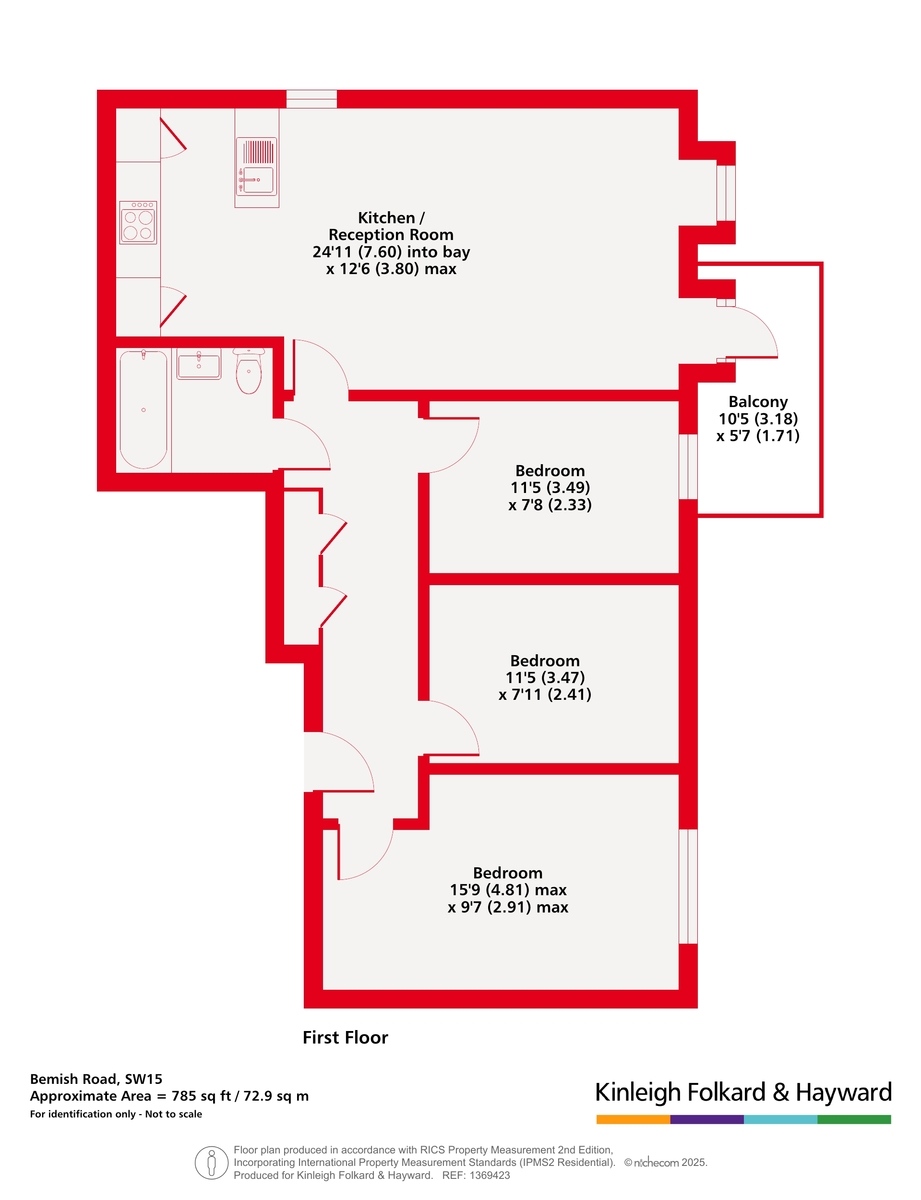 Bemish Road, Putney, London, SW15 floorplan
