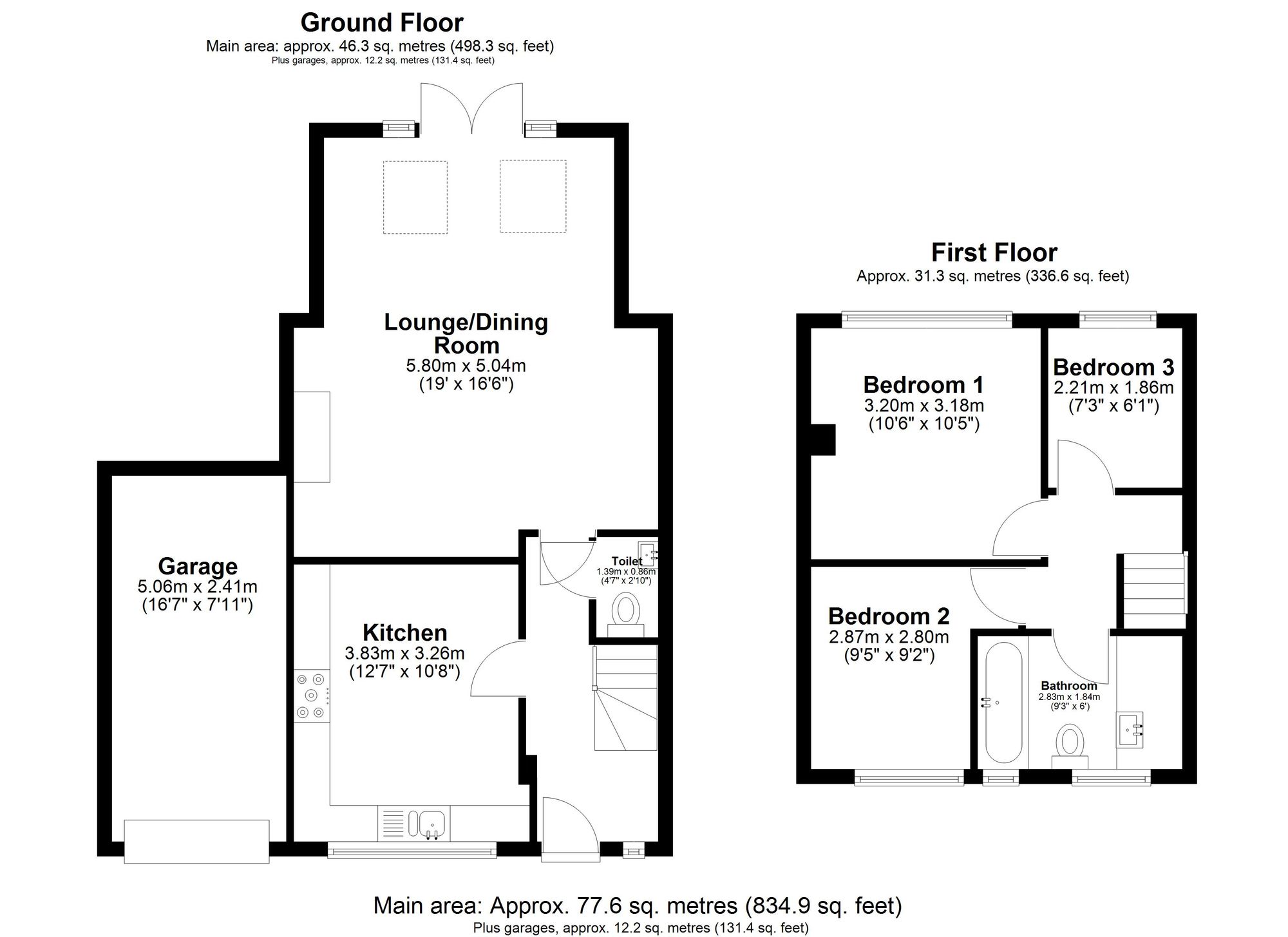 37 Flambards Close, Royston floorplan