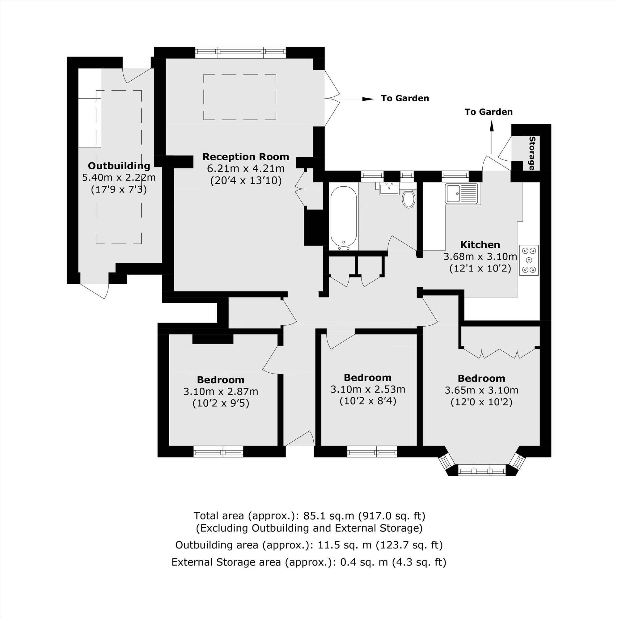 Fieldview, London floorplan