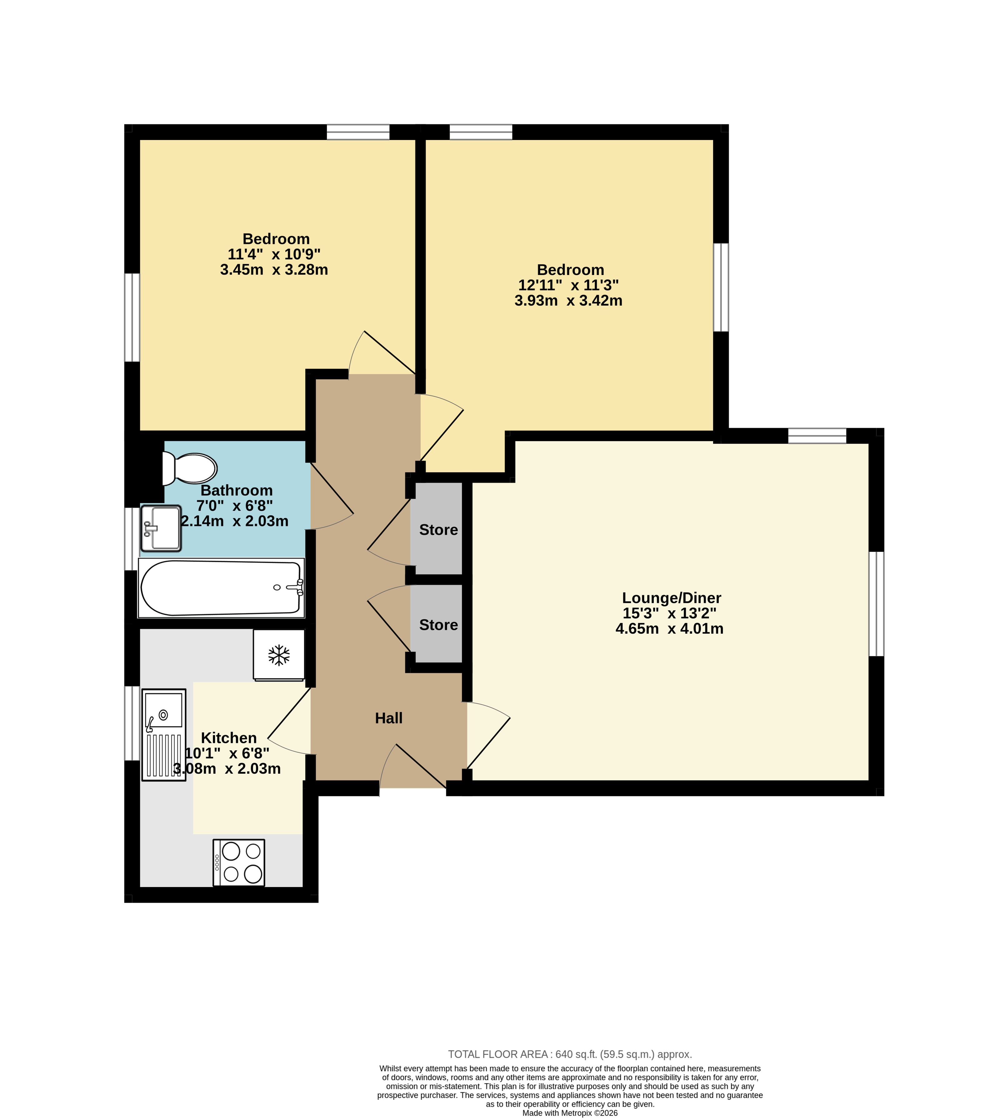 15, Fife Way, Canterbury floorplan