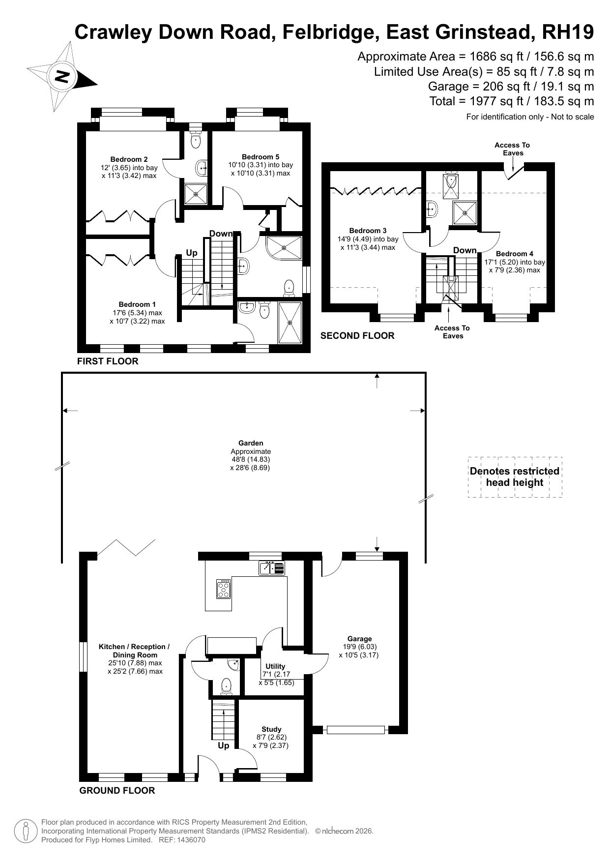 155, Crawley Down Road, East Grinstead floorplan