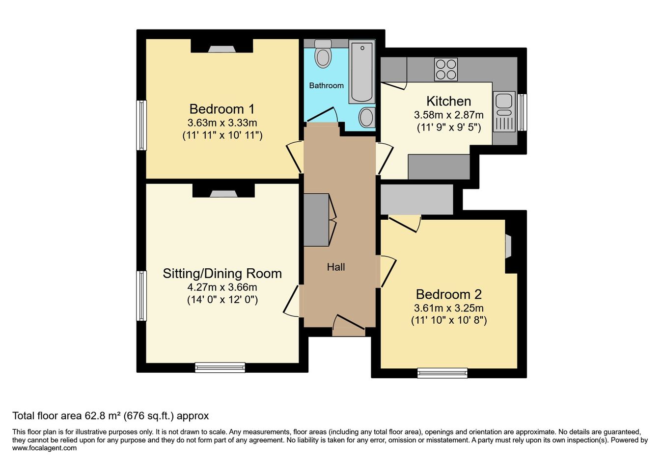 9, Sidmouth Street, Reading floorplan