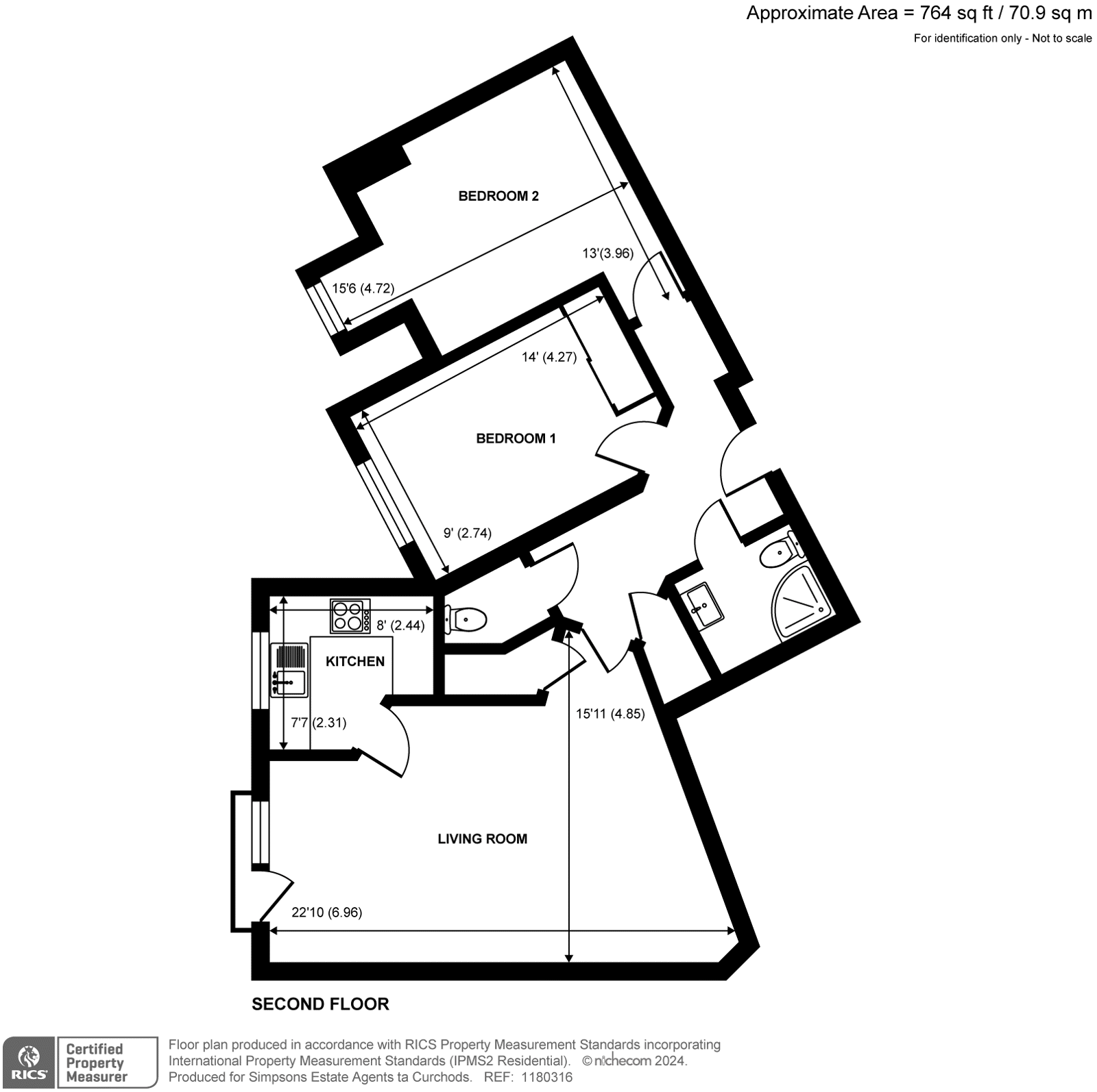 17 Ballard Lodge, 11, Laleham Road, Shepperton floorplan